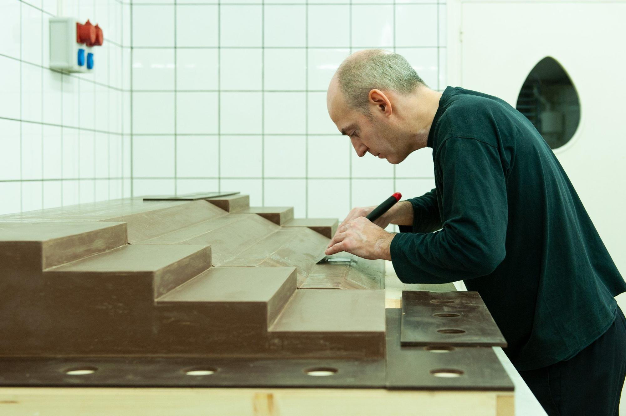Creació monumental del xocolater Enric Rovira per al TNC