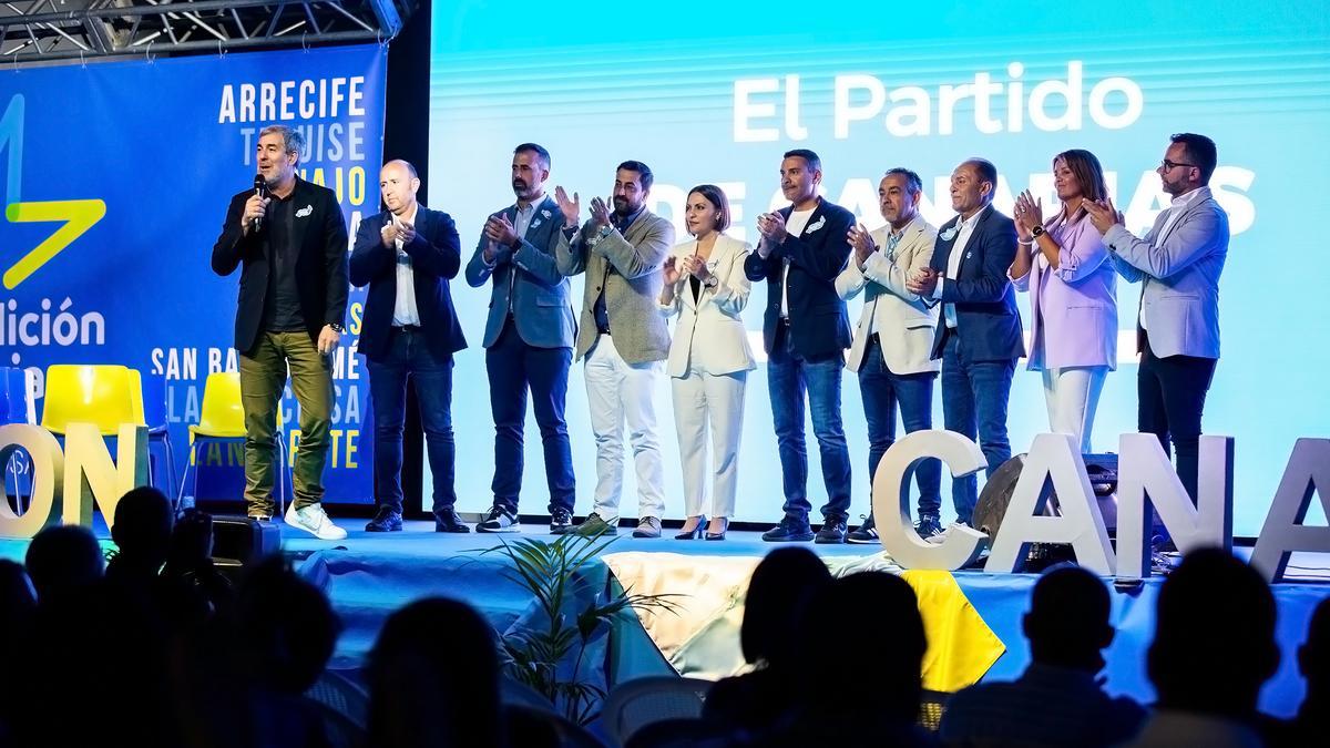 CC de Lanzarote presenta sus candidaturas al Cabildo, los ayuntamientos y el Parlamento de Canarias