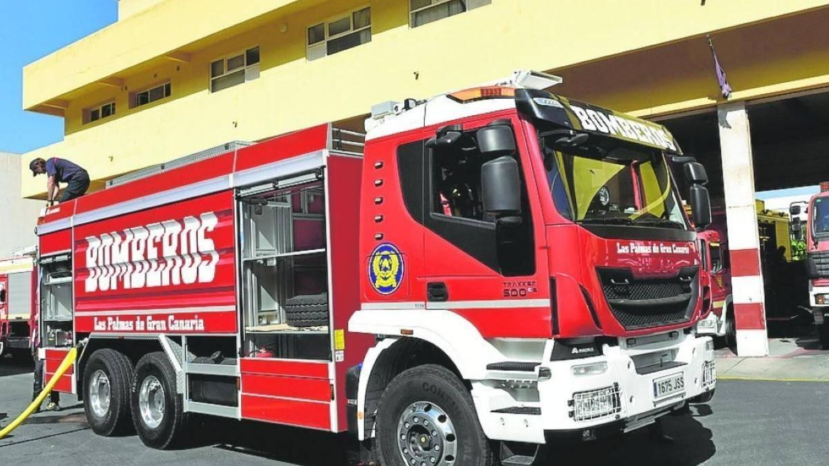 Imagen de archivo de un camión de bomberos