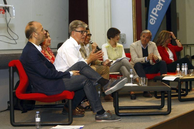 Galería del debate de los candidatos a la alcaldía de Zaragoza