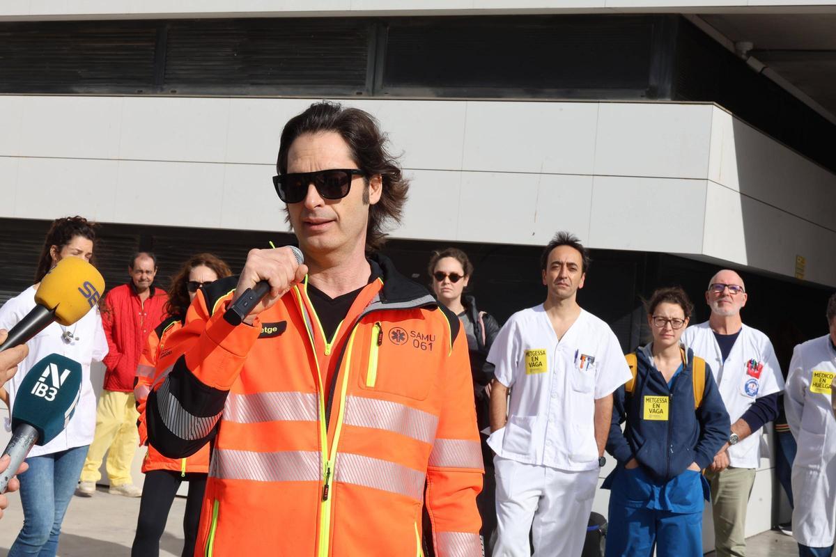 Todas las imágenes de la primera jornada de huelga de médicos en Ibiza