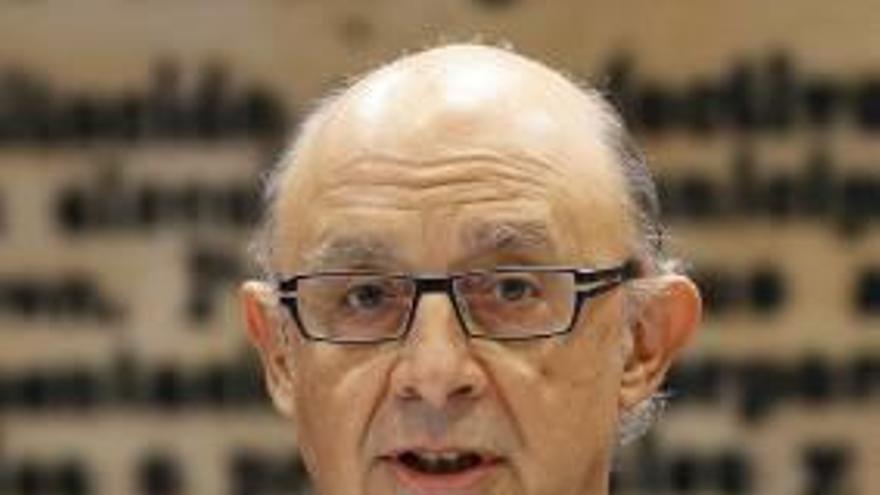 El ministro Cristóbal Montoro.