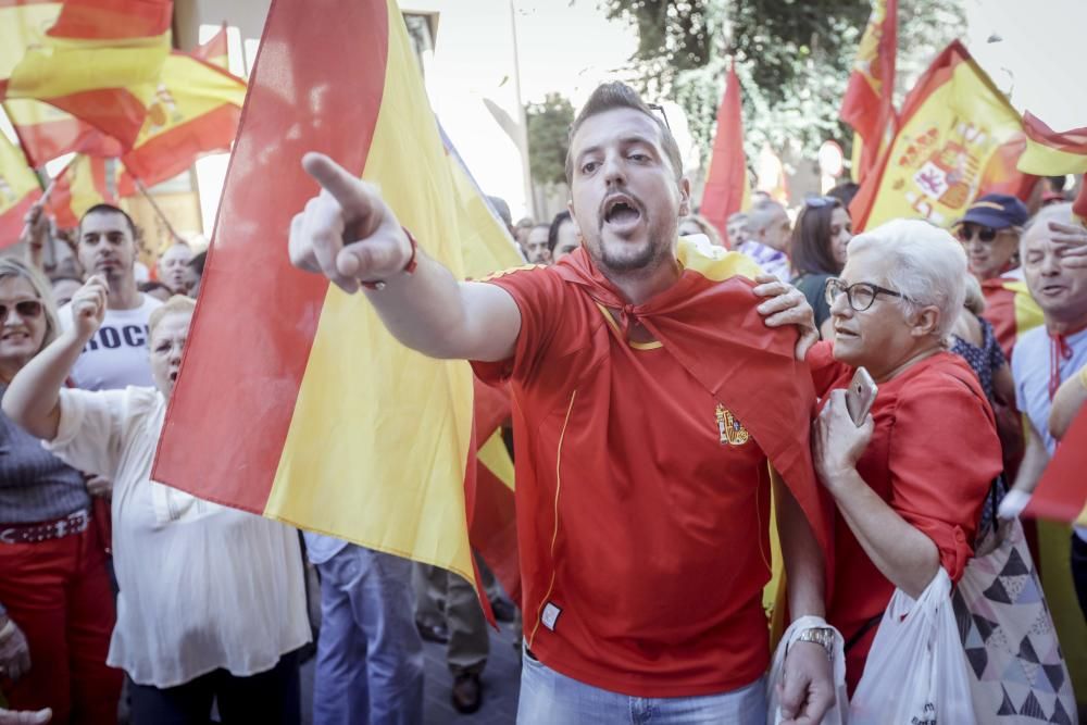 Accidentada manifestación por la