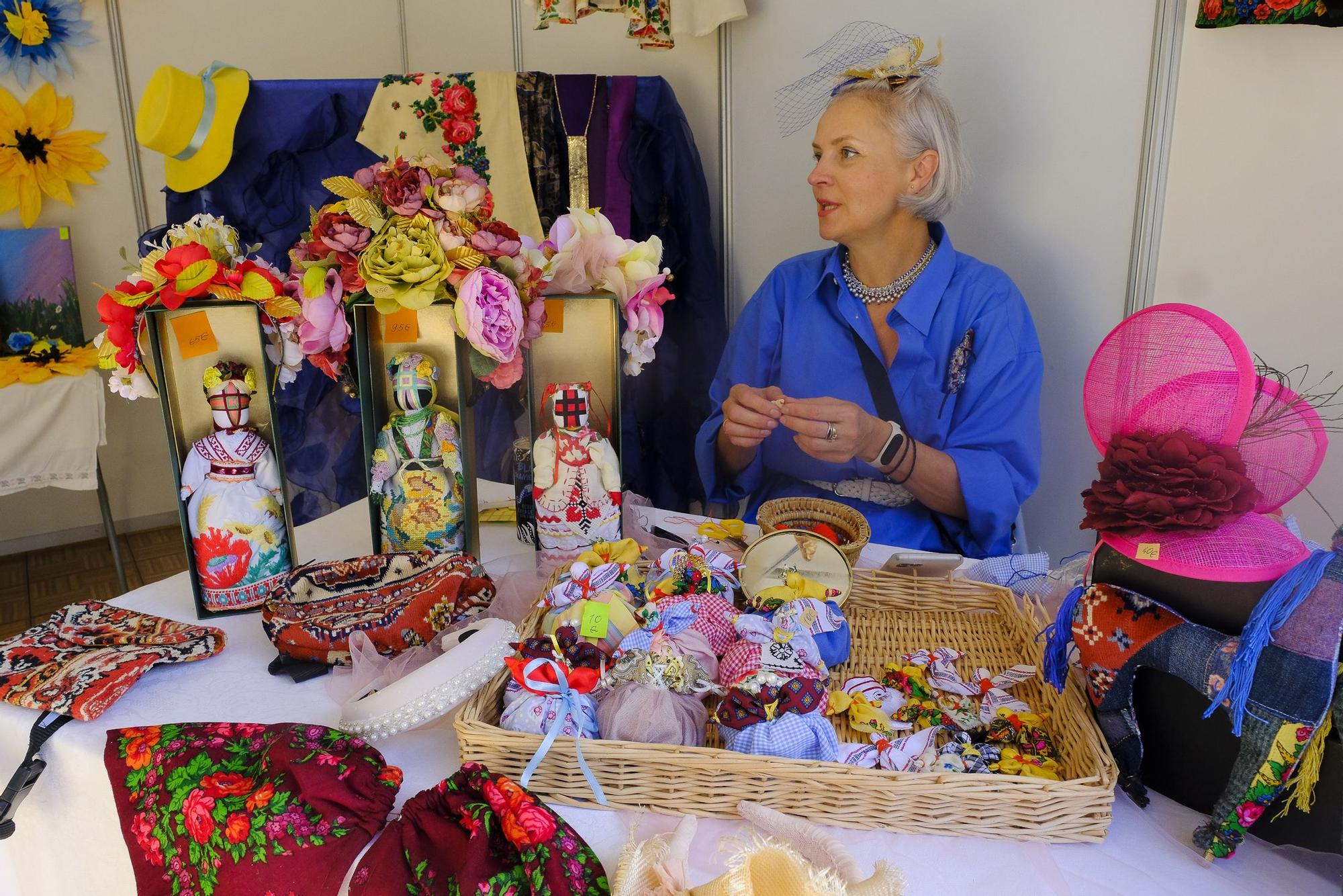 Feria de artesanía en el parque de San Telmo