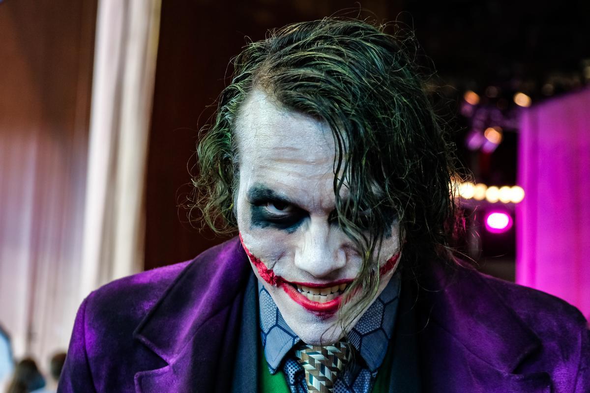 Maquillaje del Joker.