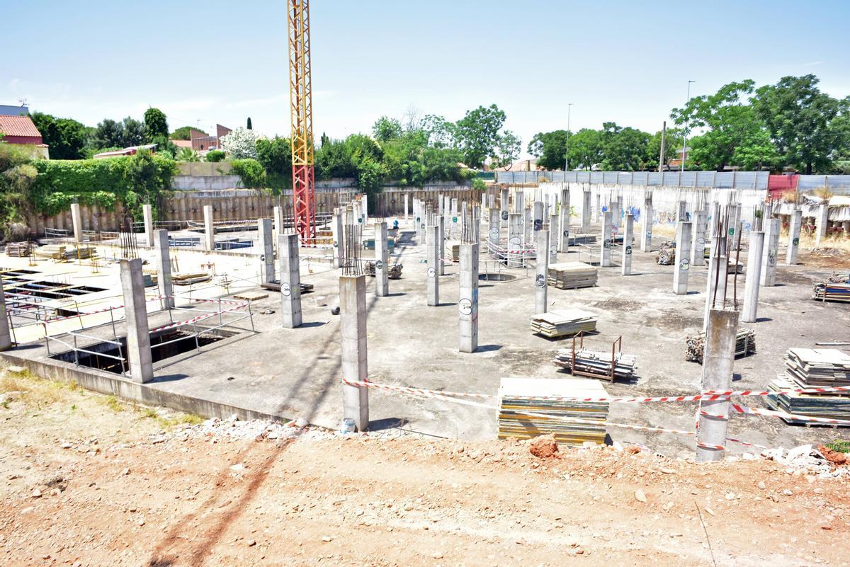 Las Obras de la residencia de Ancianos en las Vaguadas. Badajoz