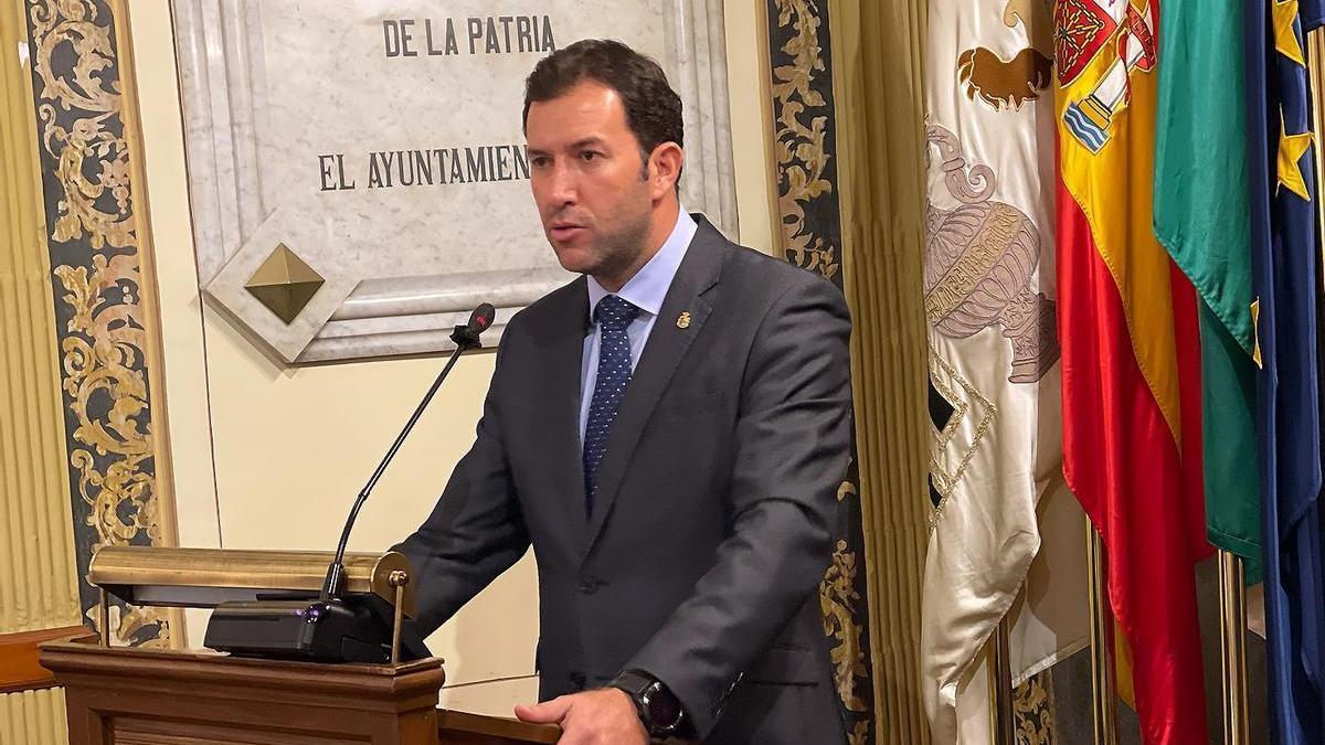 El edil de Economía, Antonio García Acedo, ha defendido los presupuestos de 2022.