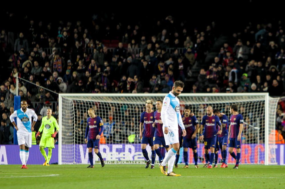 El Dépor sale goleado del Camp Nou