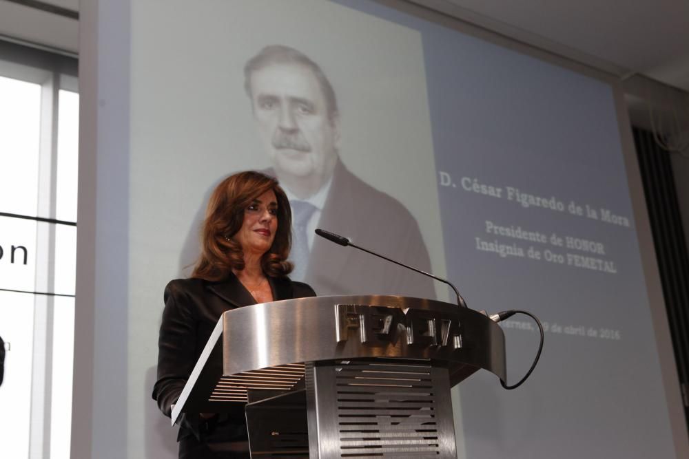 Homenaje a César Figaredo en la Asamblea de Femetal