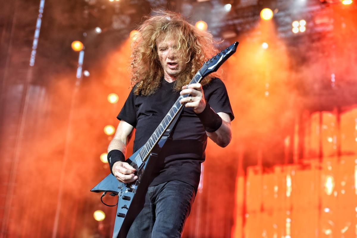 Dave Mustaine, exmiembro de Metallica y  líder y fundador de Megadeth.