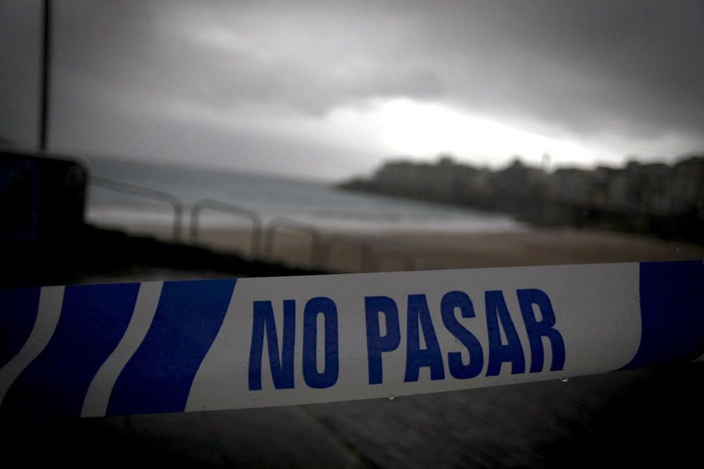 El primer temporal del invierno azota Galicia