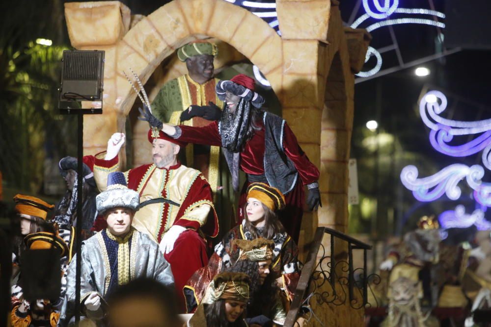 Cabalgata de los Reyes Magos en Alicante.