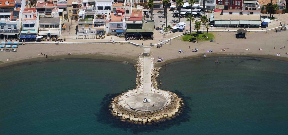 Pedregalejo, desde el aire. | La Opinión