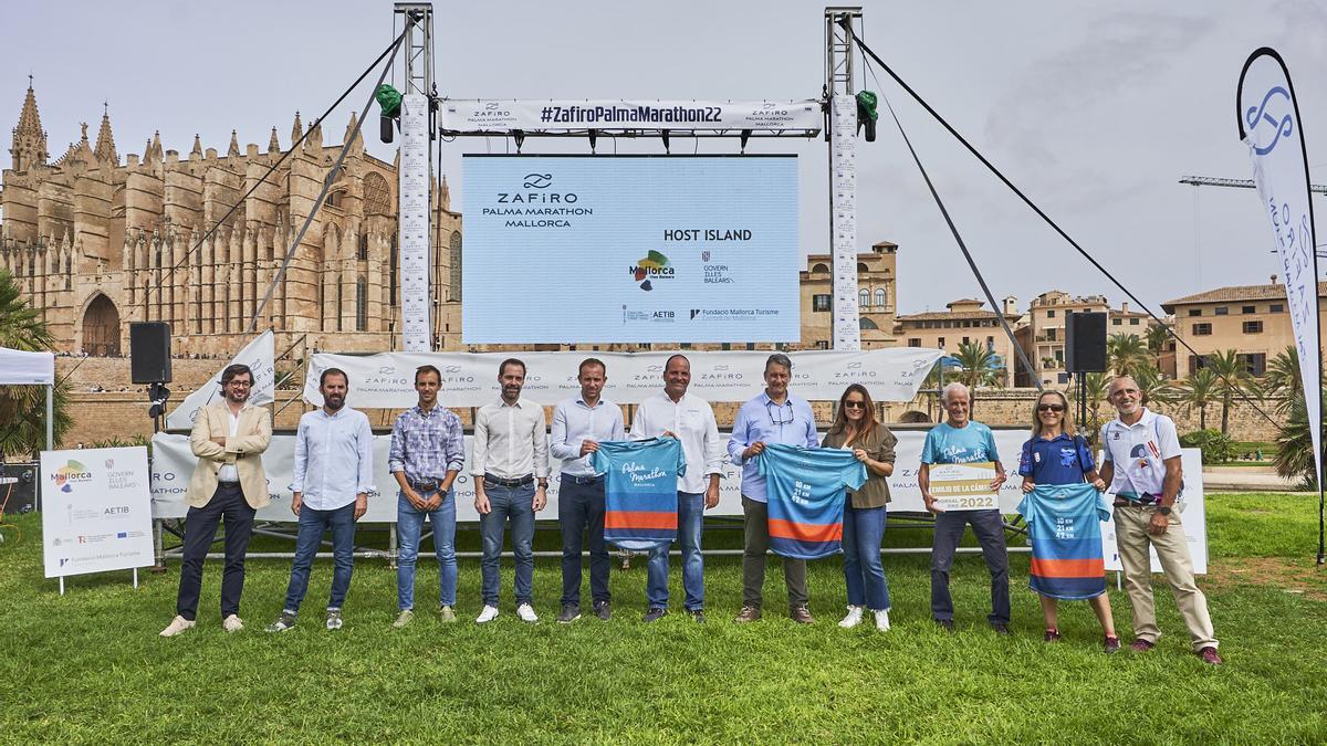 El Zafiro Palma Marathon Mallorca 2022 se ha presentado hoy en el Passeig Marítim