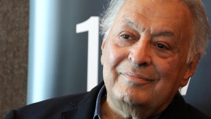 El director de l&#039;Orquestra Filharmònica d&#039;Israel, Zubin Mehta