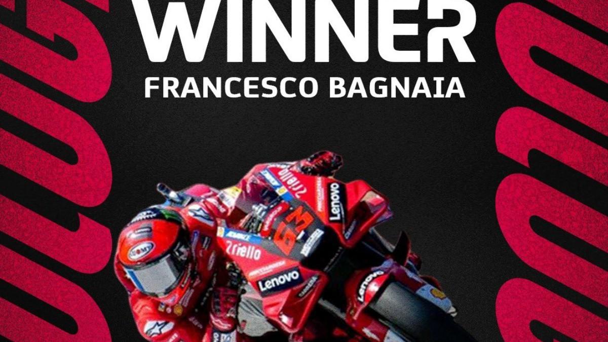 Pecco Bagnaia logra su tercera victoria consecutiva