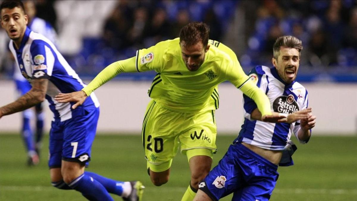 El RC Deportivo derrotó al Real Betis en la Copa del Rey (3-1)