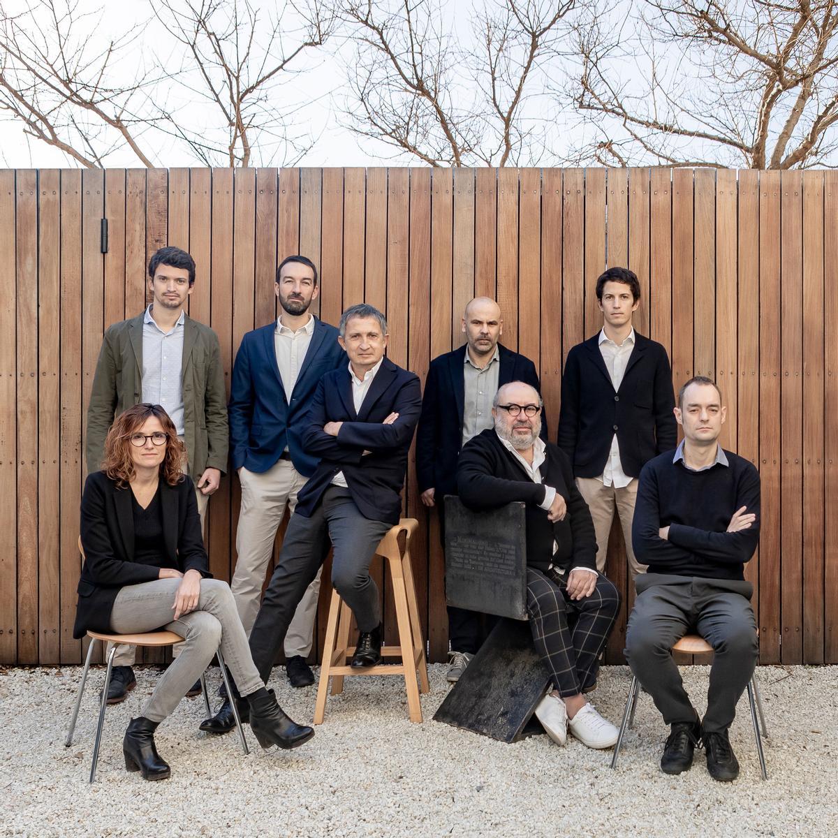 Fotos de los socios de BatlleRoig, artífices del ecodistrito laMercedes, la reforma de l'Illa Diagonal, la conexión ciclable y peatonal entre Barcelona y Esplugues de Llobregat y el nuevo paseo de la Meridiana, entre otros.