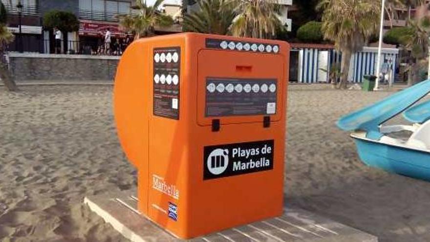 El dispositivo ya está instalado en la playa de La Venus.