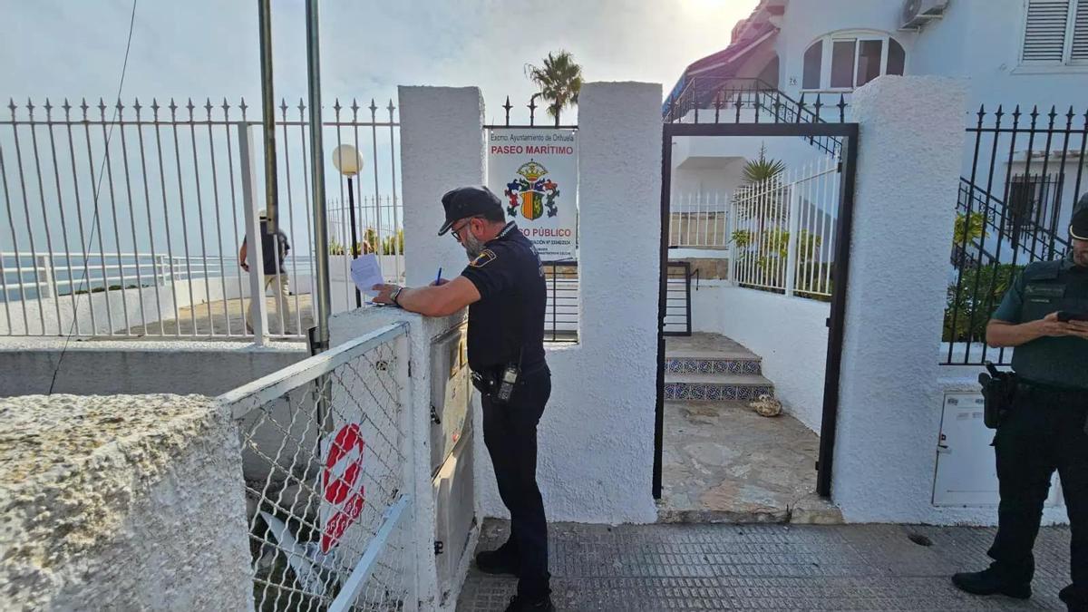 Apertura del paso peatonal el pasado verano con la retirada del acceso privado