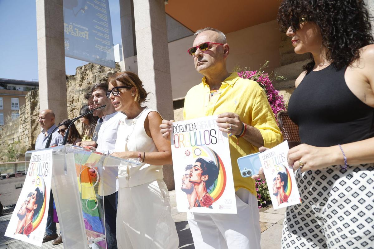 A.J.González Córdoba Marian Aguilar, asiste a la lectura del Manifiesto con motivo del Día Internacional del Orgullo LGTBIQ+