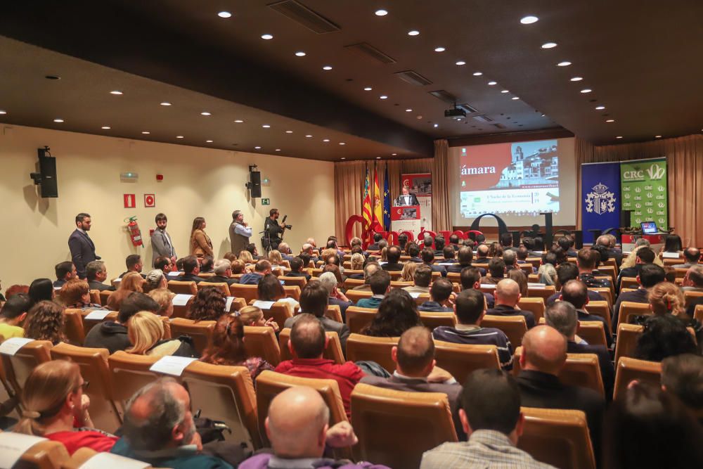 La I Noche de la Economía de la Cámara de Comercio de Orihuela se convierte en un acto de reivindicación de infraestructuras pendientes