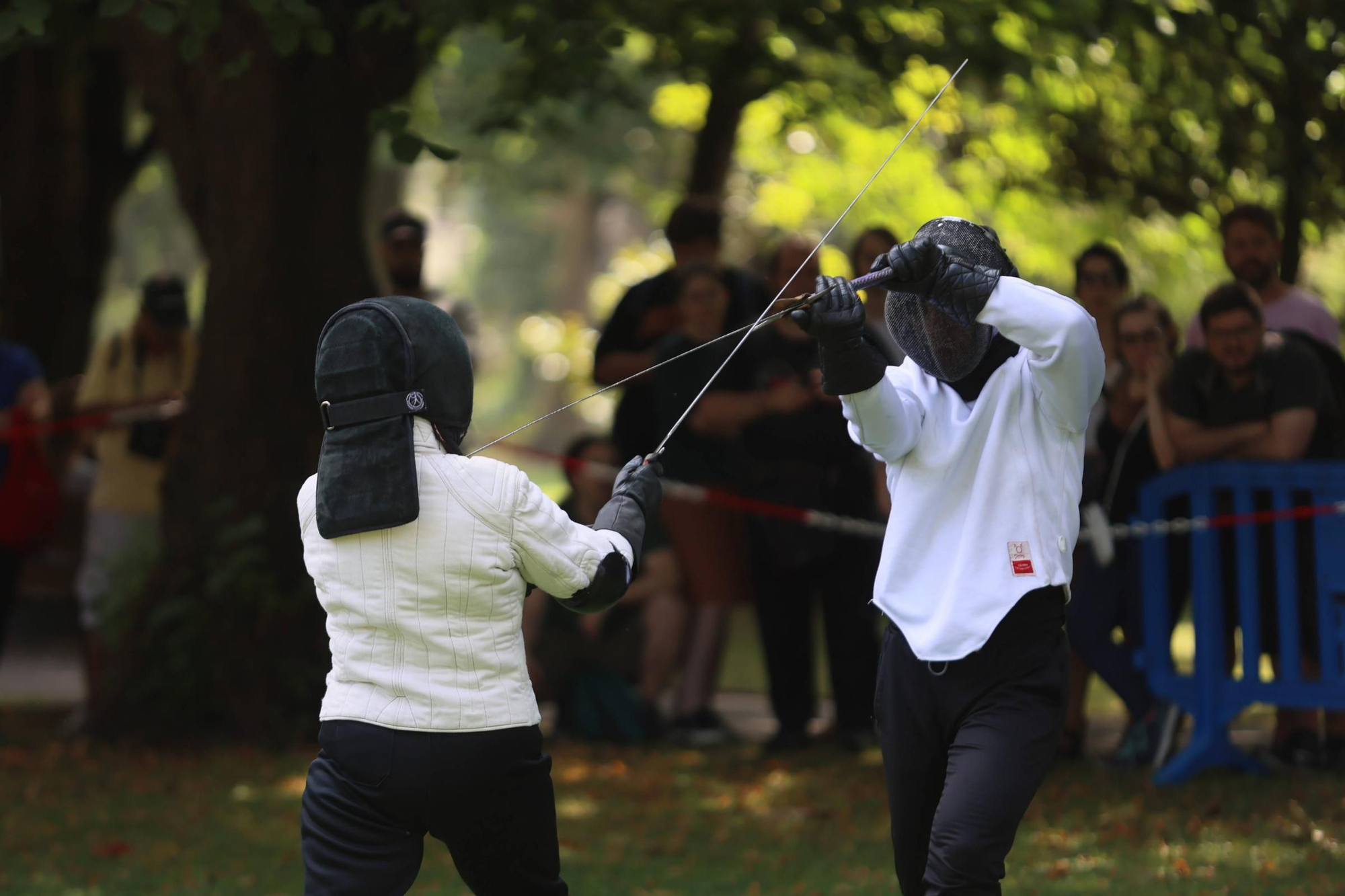 EN IMÁGENES: Los talleres de esgrima del Festival Celsius en Avilés