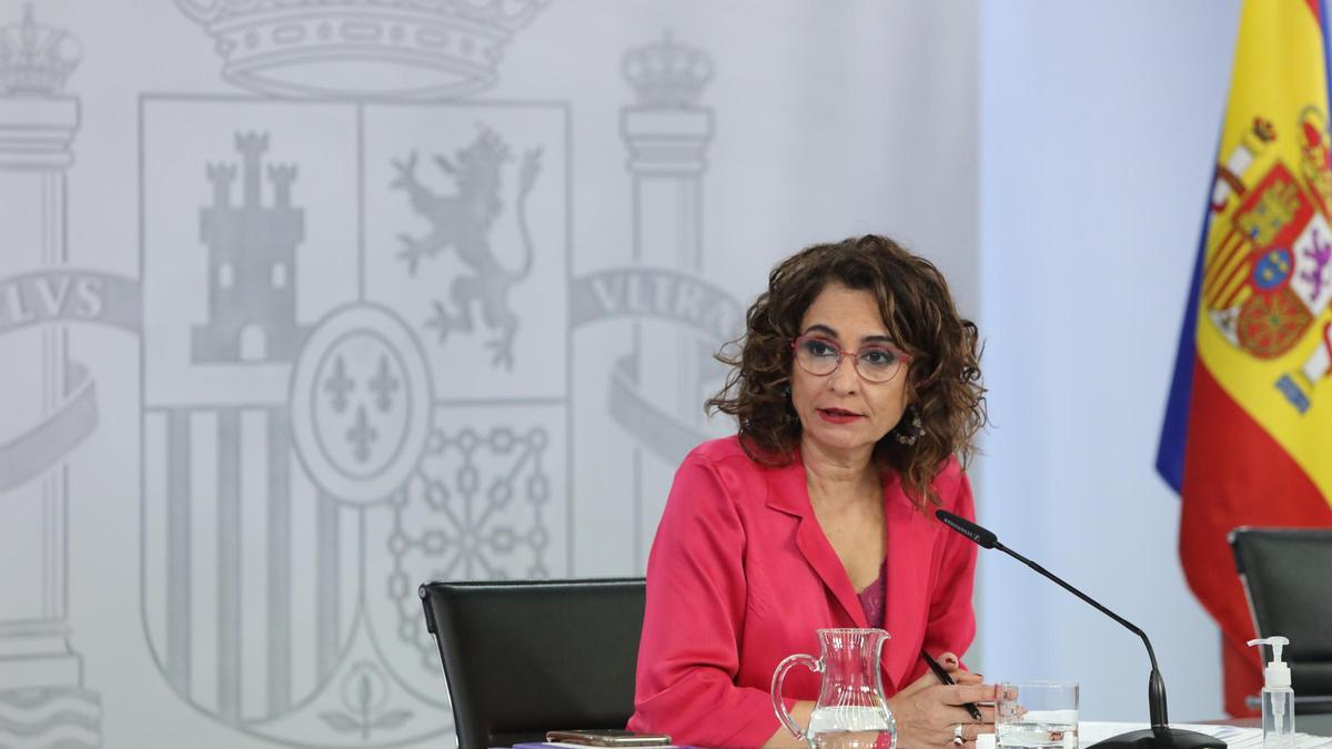 La ministra de Hacienda y portavoz del Gobierno, María Jesús Montero