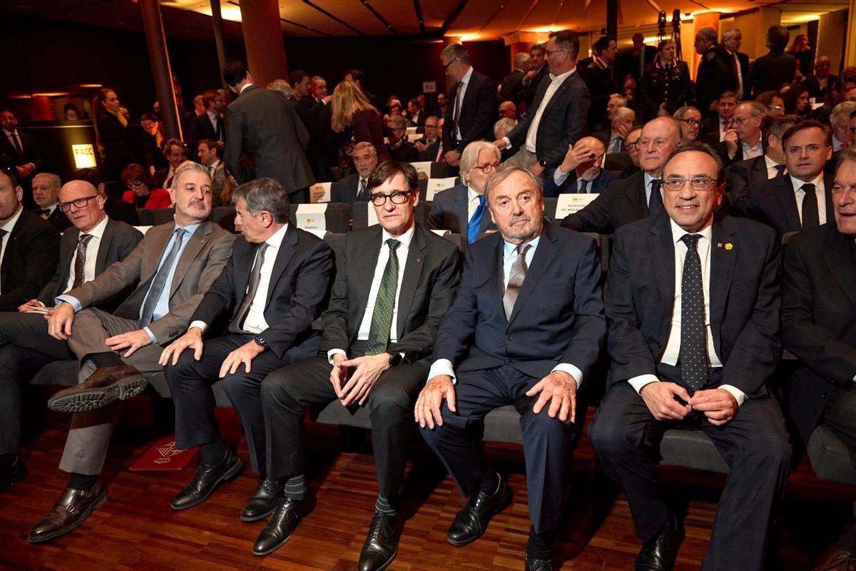 Las autoridades, durante el evento