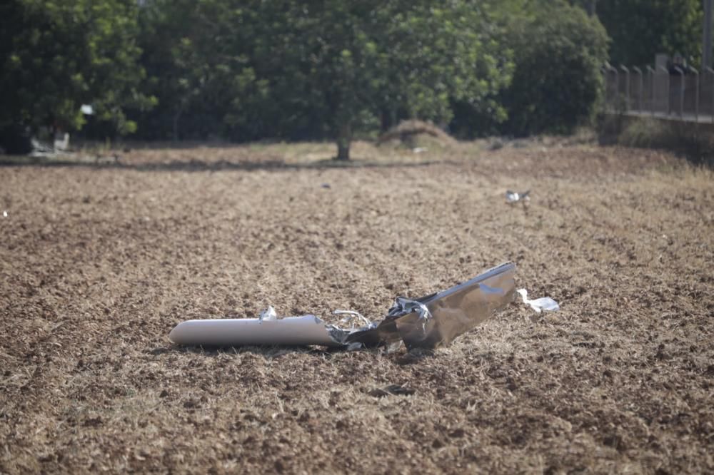 Accidente de un helicóptero y una avioneta en Mallorca: así está el lugar del siniestro