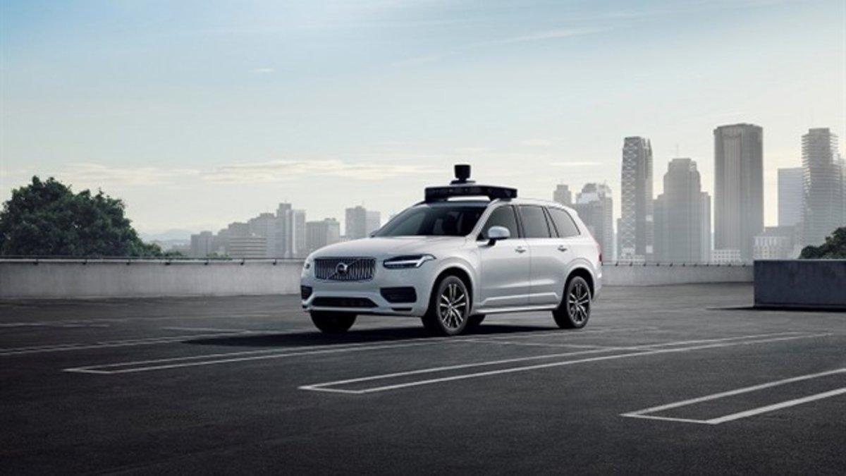 Volvo XC90 equipado con la tecnología de Uber.