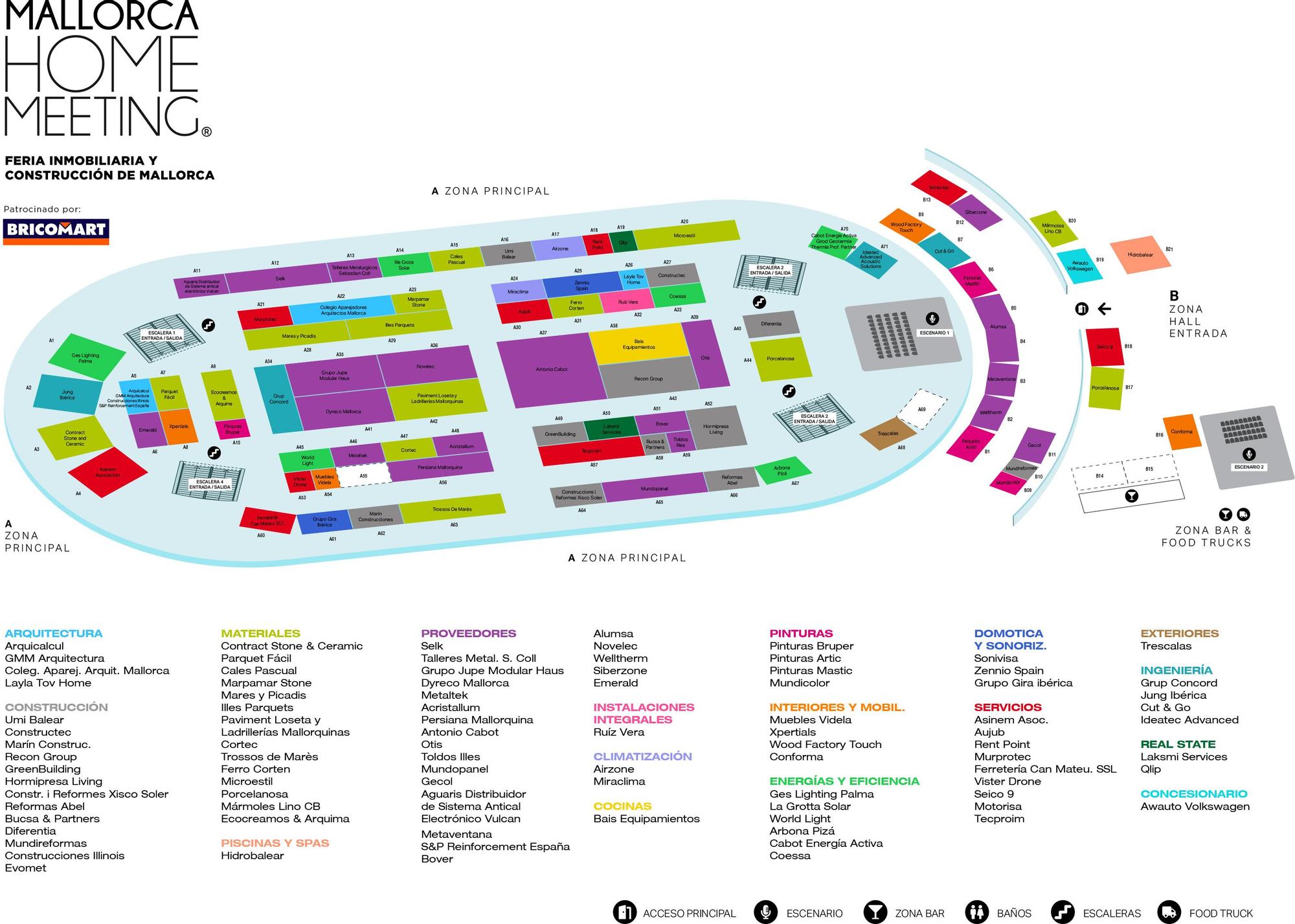 Plano de la I Feria de Construcción e Inmobiliaria