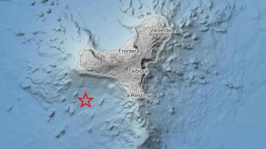 El IGN registra tres terremotos frente a la costa de El Hierro en menos de 24 horas