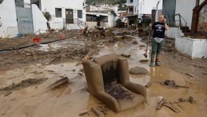 La DANA ha azotado Benamargosa (Málaga) este miércoles 13 de noviembre