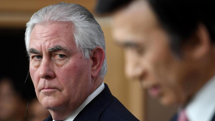 Tillerson, con su homólogo surcoreano.