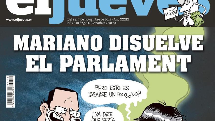 Imagen de la portada del último número de &#039;El Jueves&#039;.