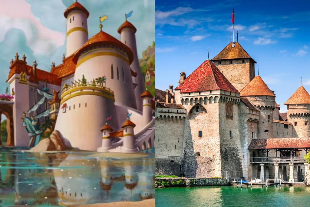 El Castillo del Príncipe Eric está ambientado en el Castillo de Chillón de Suiza