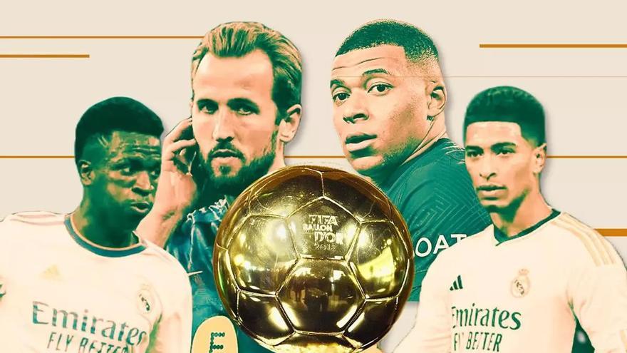 Dos días clave para el Balón de Oro: el otro gran reto de Mbappé, Bellingham, Vinicius y Kane
