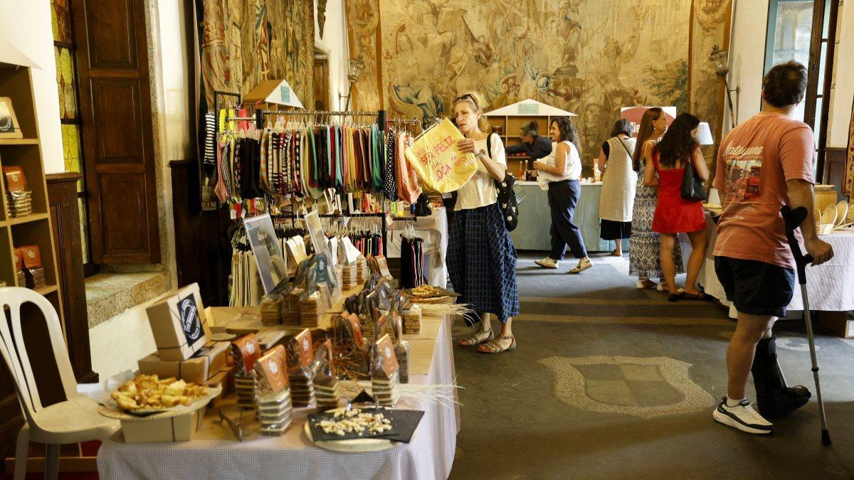 Vista del mercado de 'Sabor a Novo'.