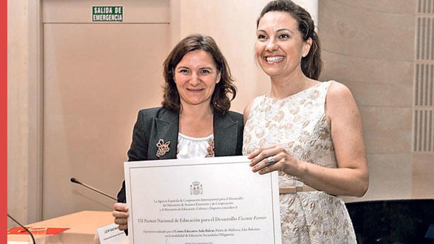 Premio Vicente Ferrer al colegio Aula Balear