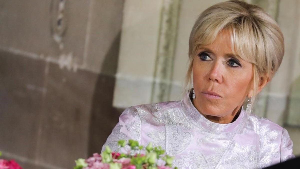 Brigitte Macron, actriz de teleserie