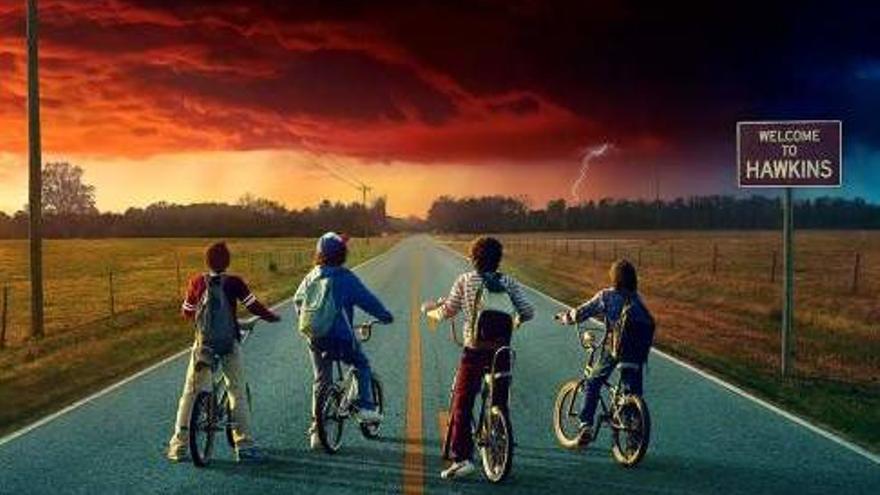 Pòster de la segona temporada de &#039;Stranger things&#039;.