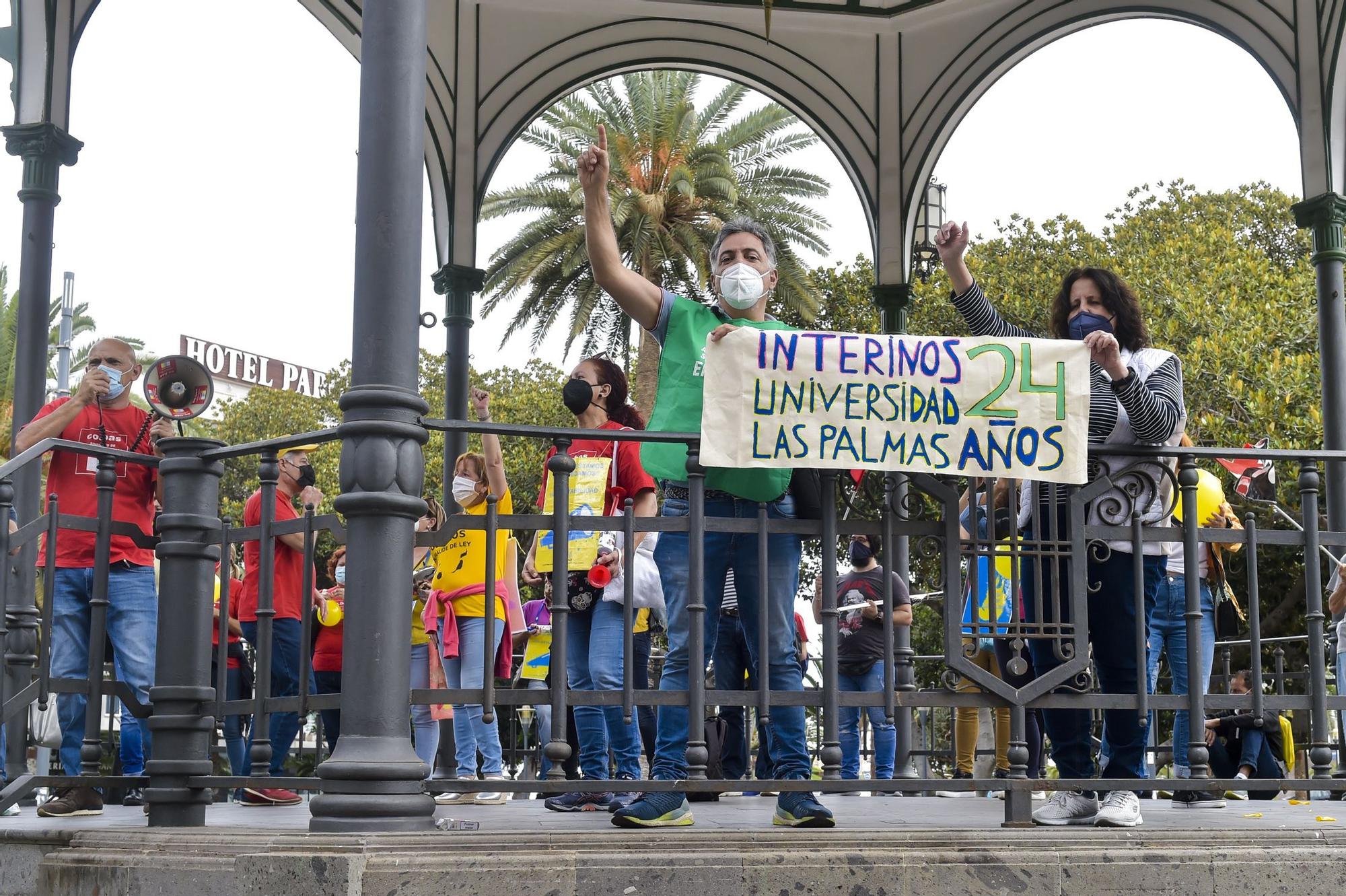 Manifestación del 1 de Mayo, Día de los Trabajadores, en Las Palmas de Gran Canaria (01/05/21)