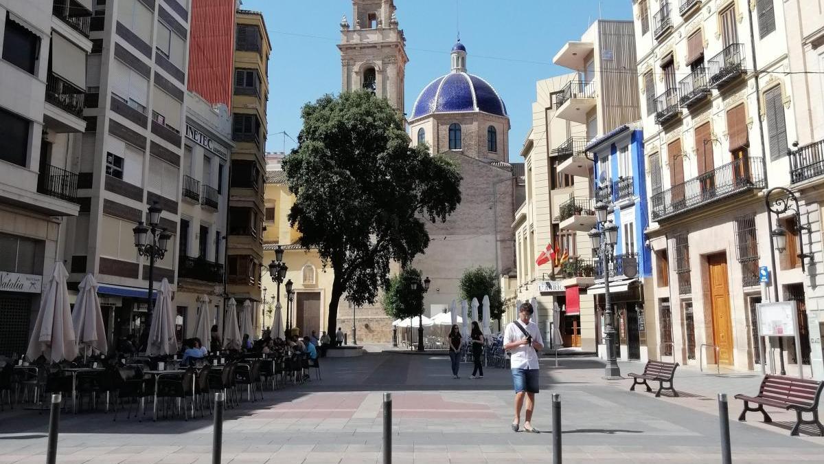 Plaça de l&#039;Ajuntament de Sueca.