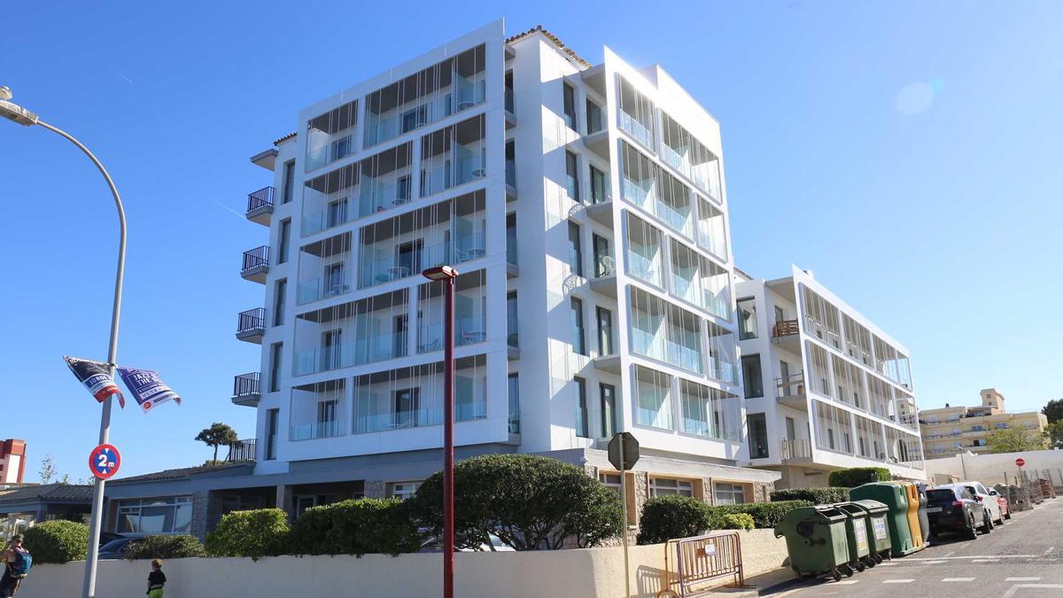 L&#039;Hotel Nieves Mar de l&#039;Escala, en una imatge d&#039;arxiu