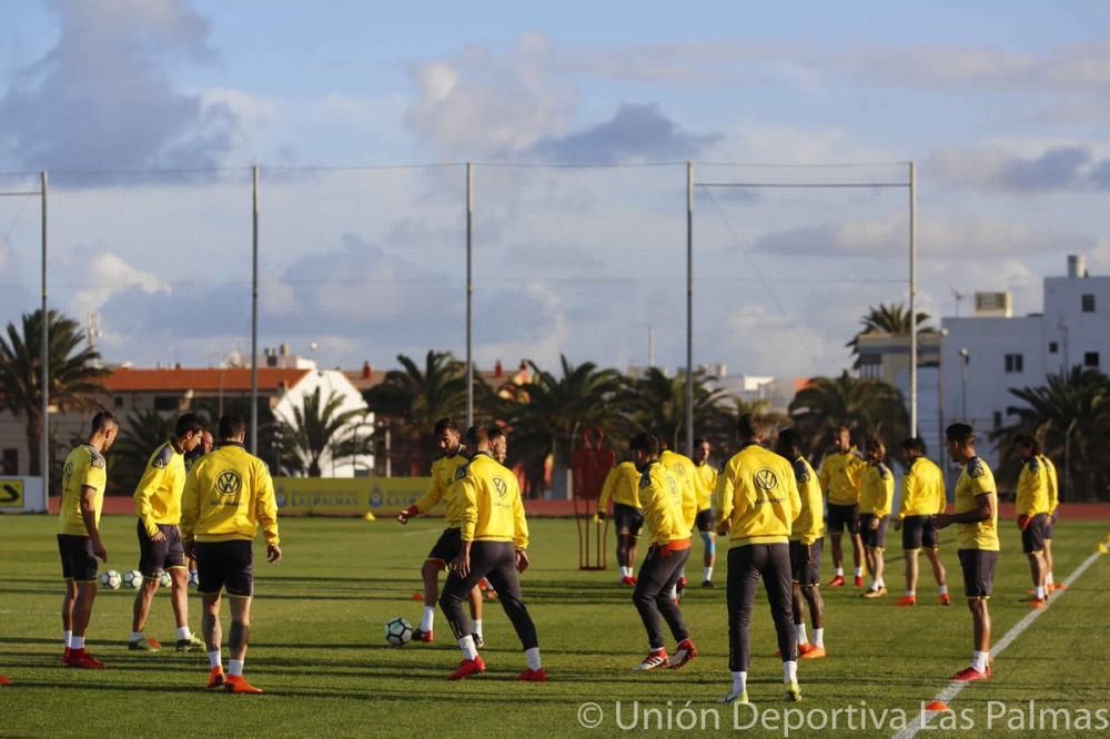 La UD entrena sin Viera (19/02/2018)