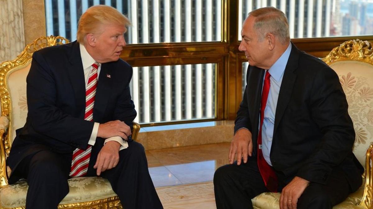 Netanyahu y Trump, en Nueva York, en septiembre.