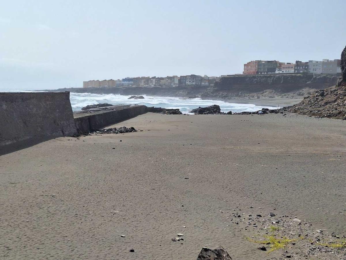 Paseo costero de la zona de Playa Chica (El Barranquillo) en el municipio de Telde