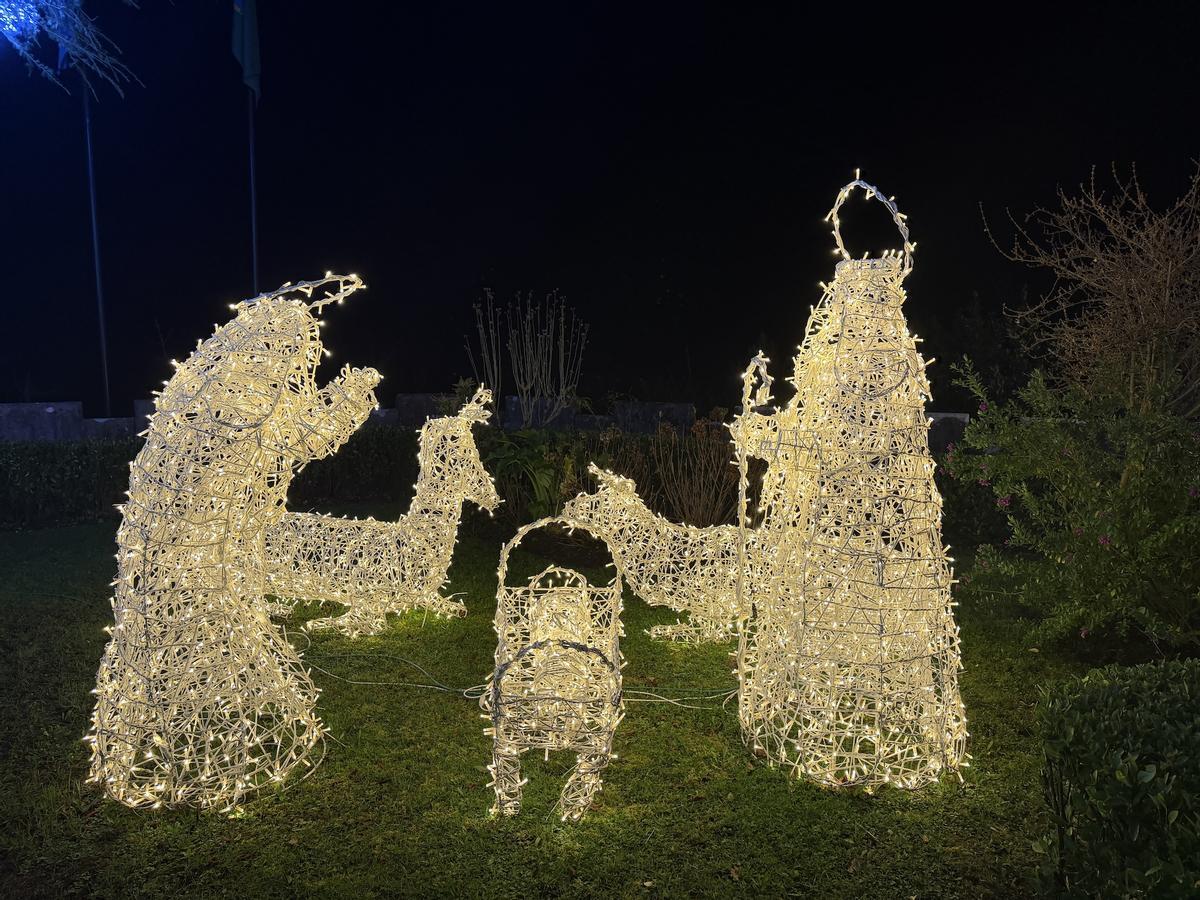 Así de espectacular luce Covadonga por Navidad