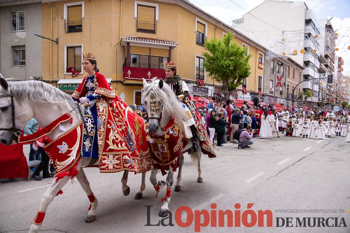 Desfile infantil en las Fiestas de Caravaca (Bando Cristiano)